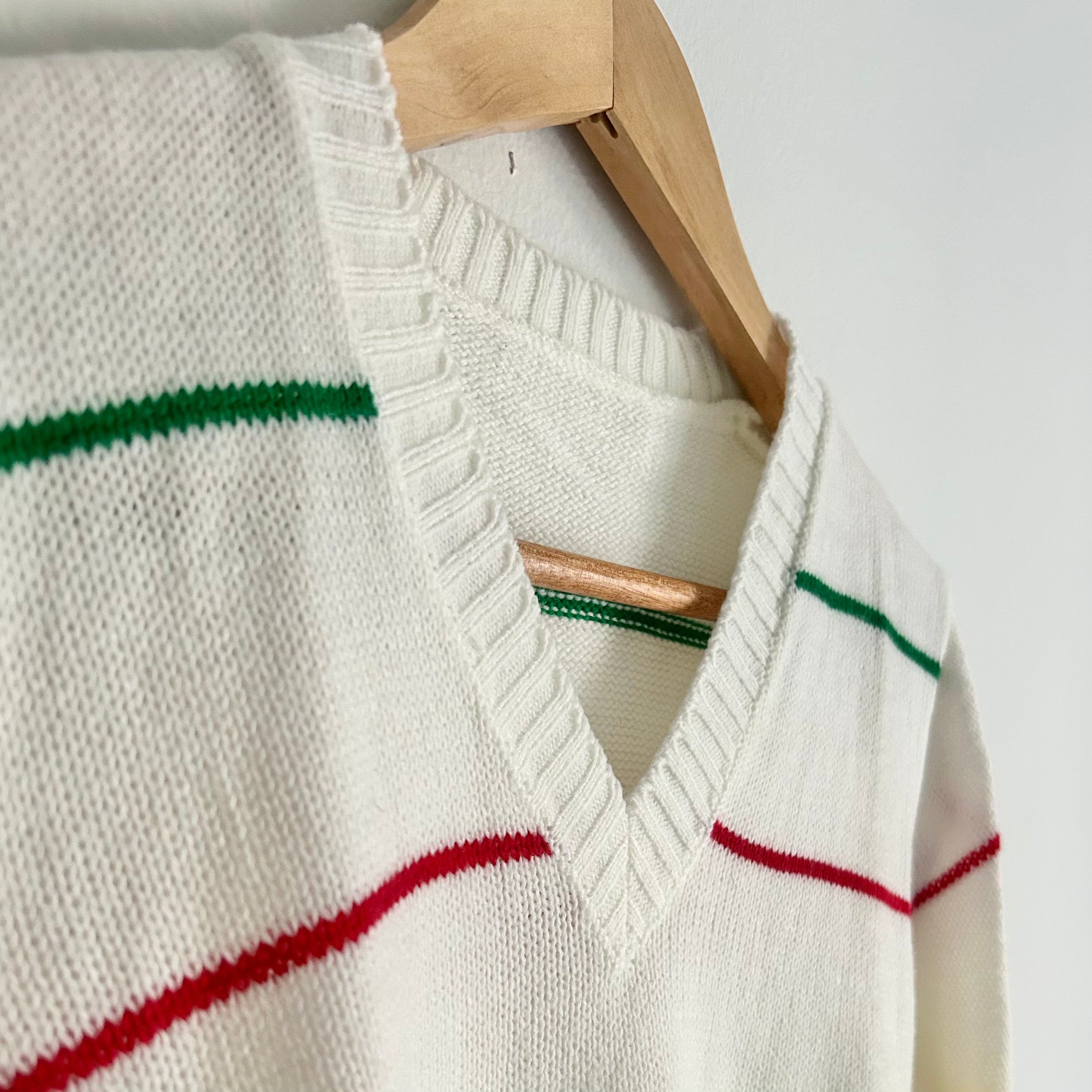 Vintage Stripe Ivory Knit