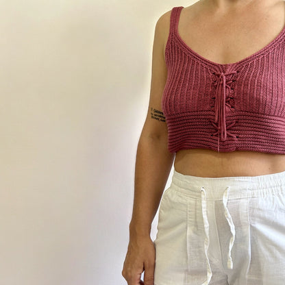 Knitted Cropped Top