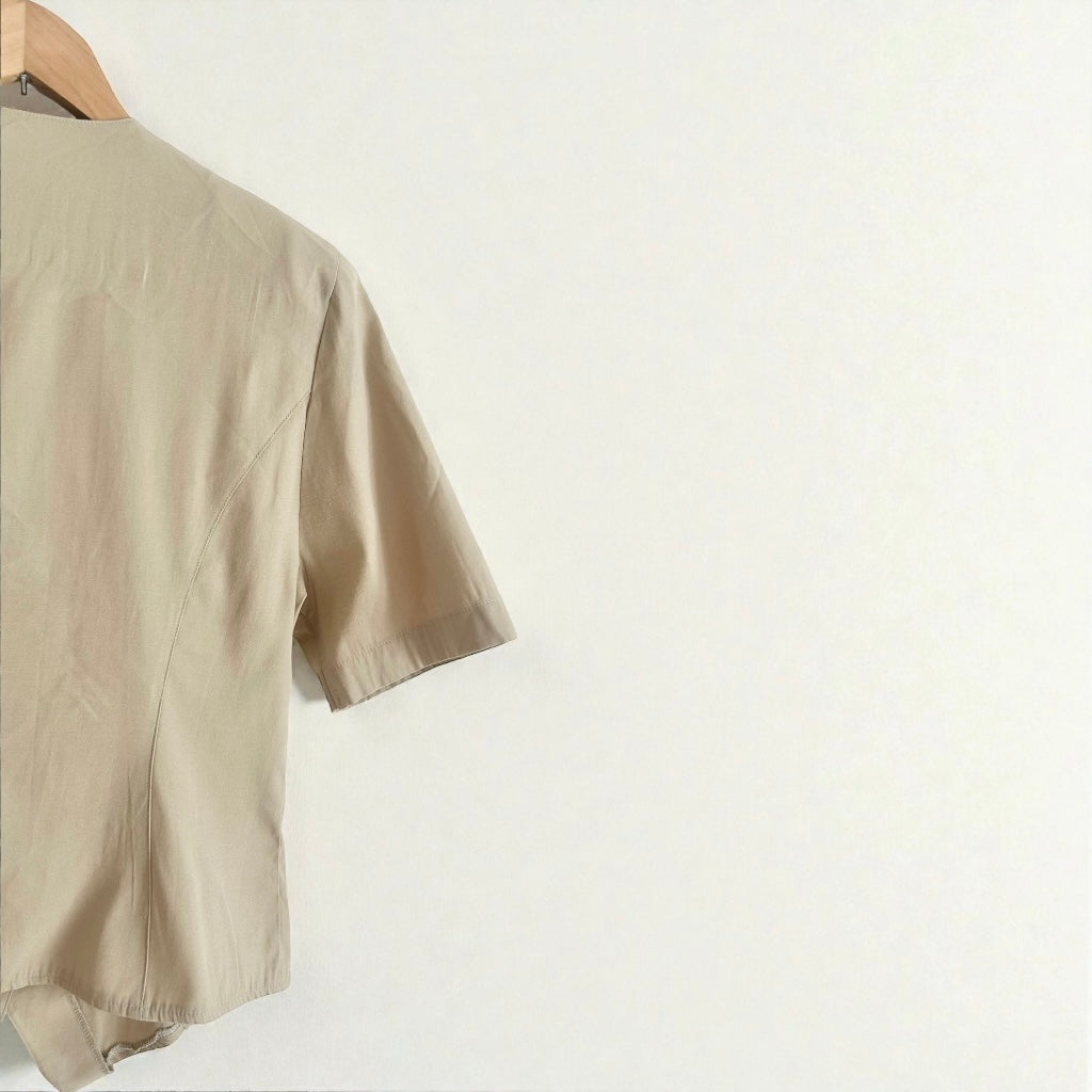 Vintage Structured Tailored Top