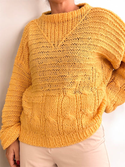 80’s Light Yellow Sweater