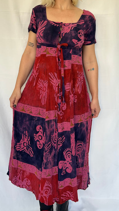 Vintage Indonesian Maxi Dress