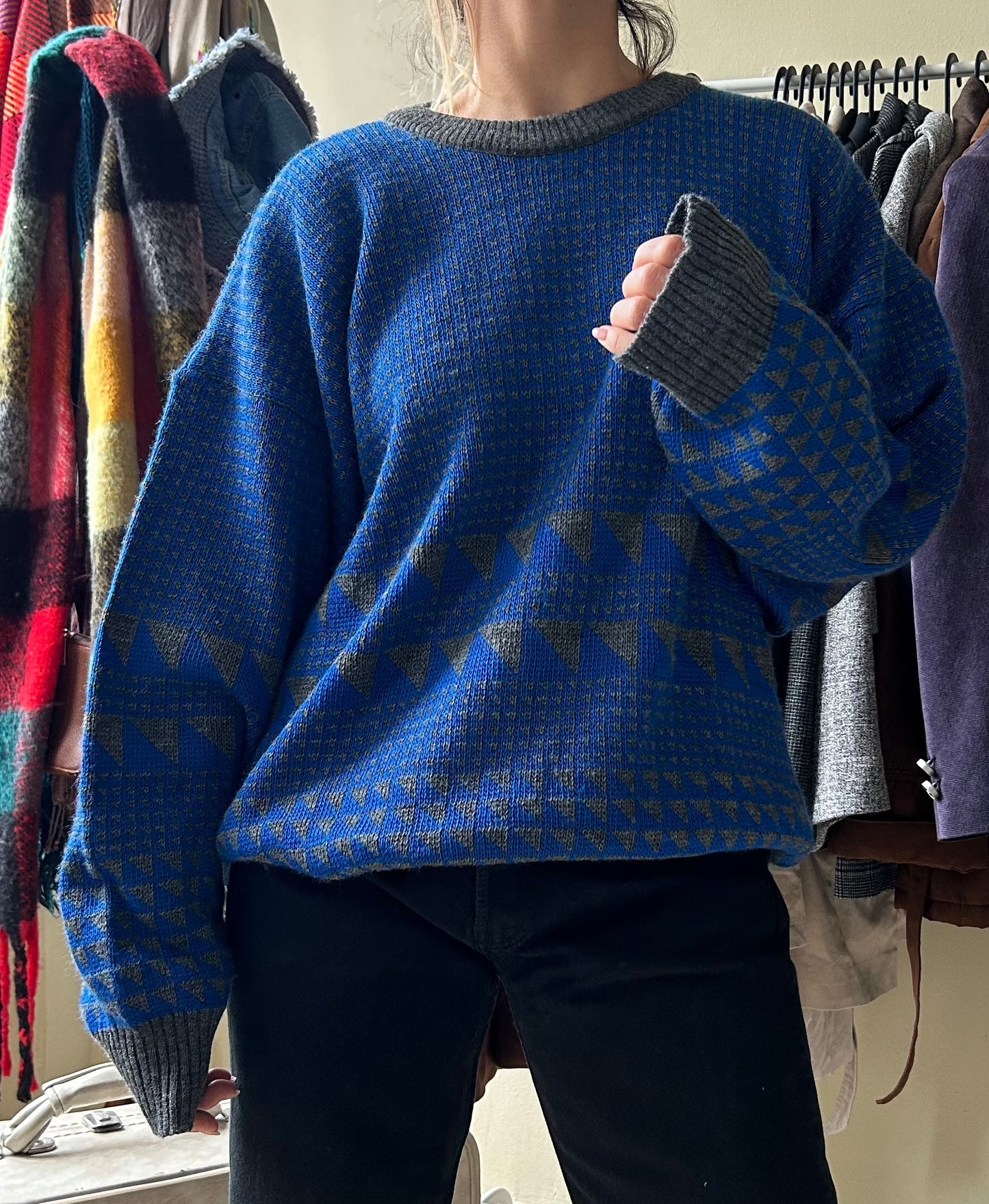 Vintage Blue Sweater