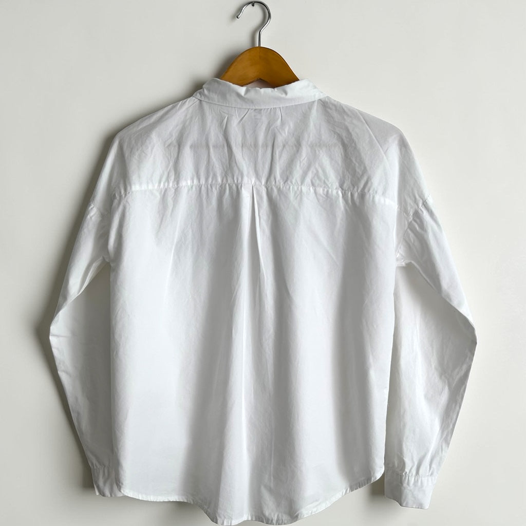 Whimsical Embroidered White Shirt • London Guard & Character Motifs