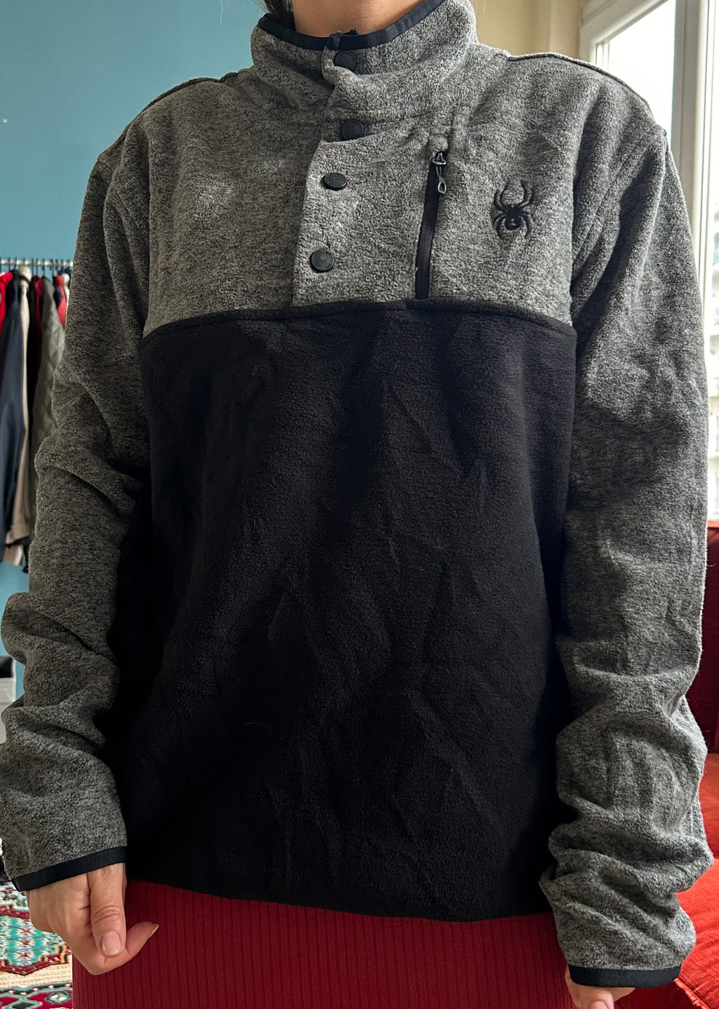 Long Sleeve Fleece Shirt - Spider