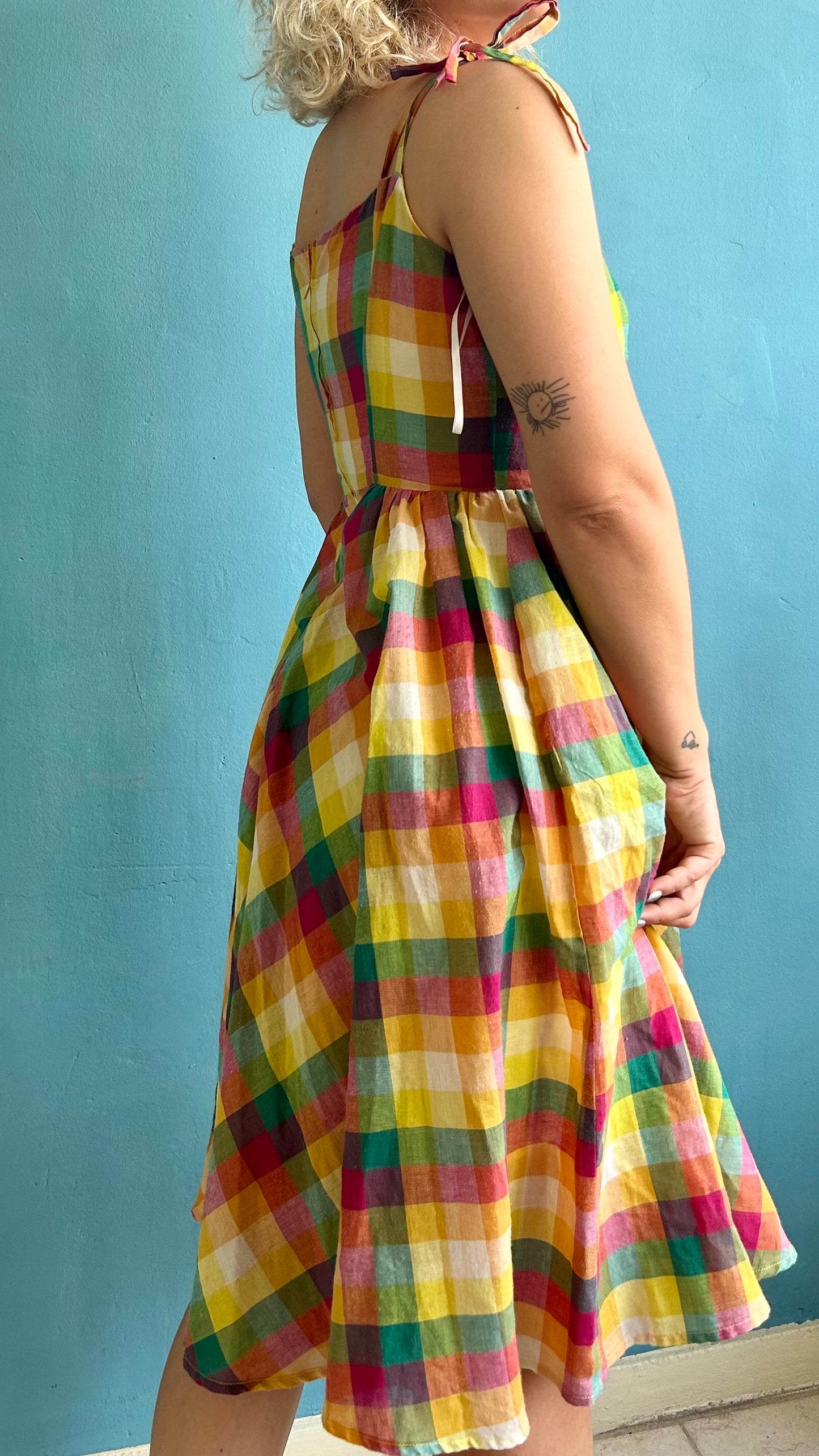 Colourful Midi Dress