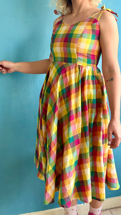 Colourful Midi Dress