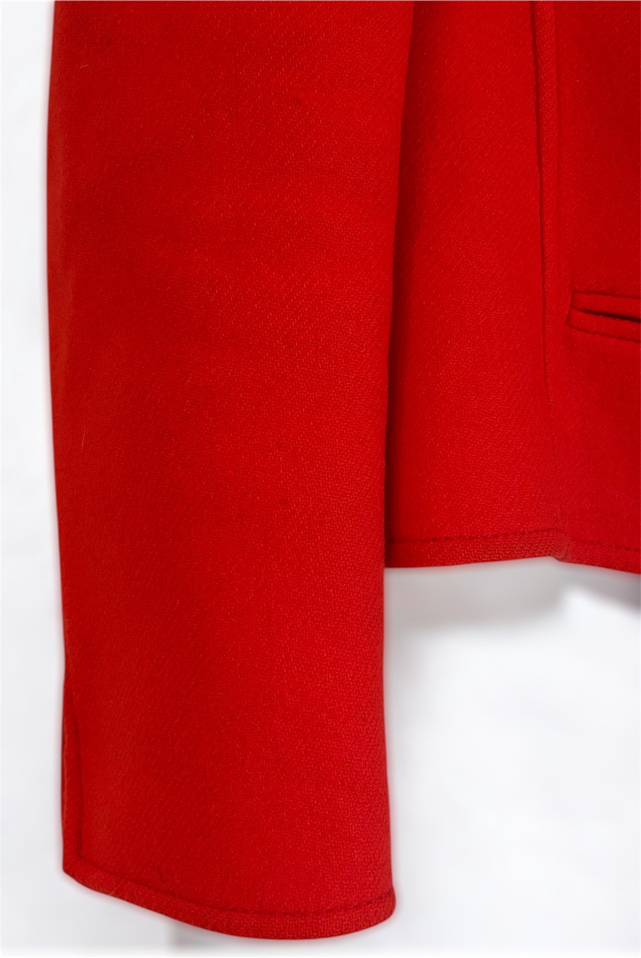 Vintage Wool Blazer – Burnt Red