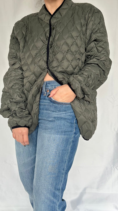 Olive Green Light Puffer