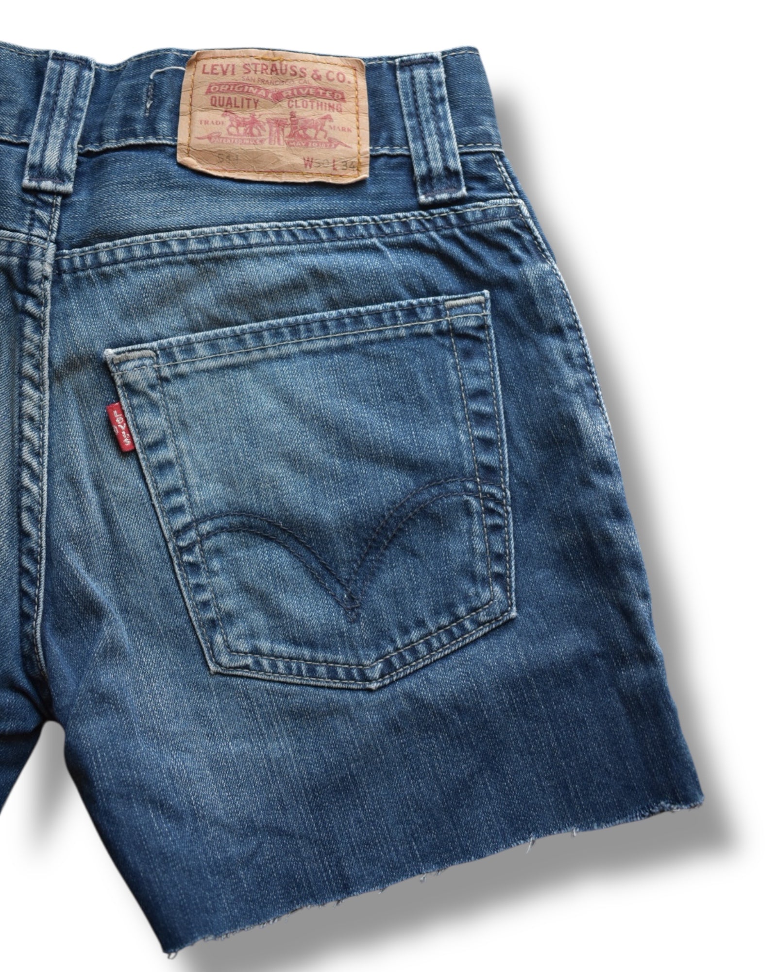 Levi’s 511 Slim Denim Shorts – Upcycled Vintage