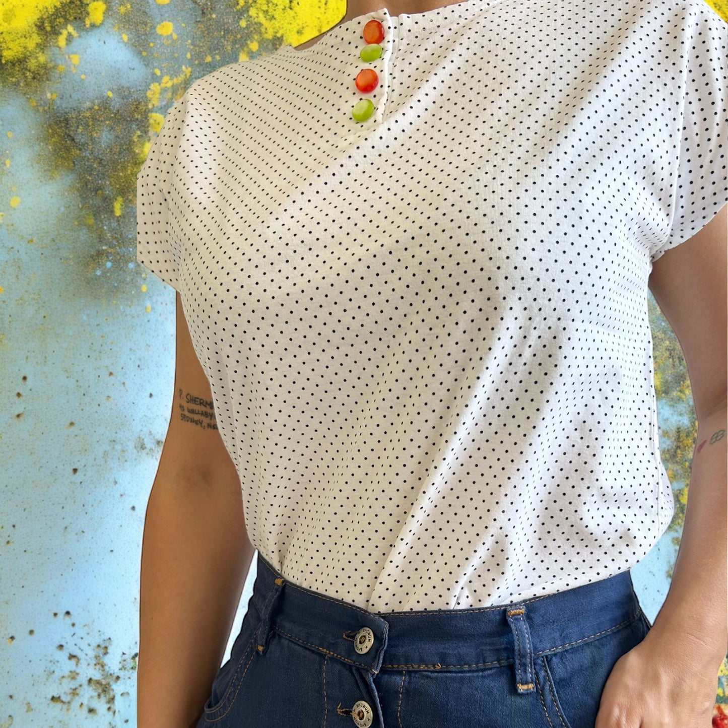 Vintage Sleeveless Shirt