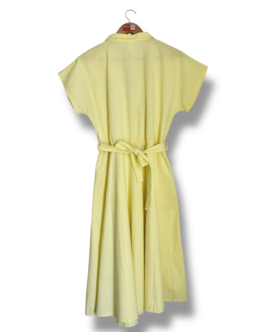 1980’s Yellow Midi Dress with Pockets