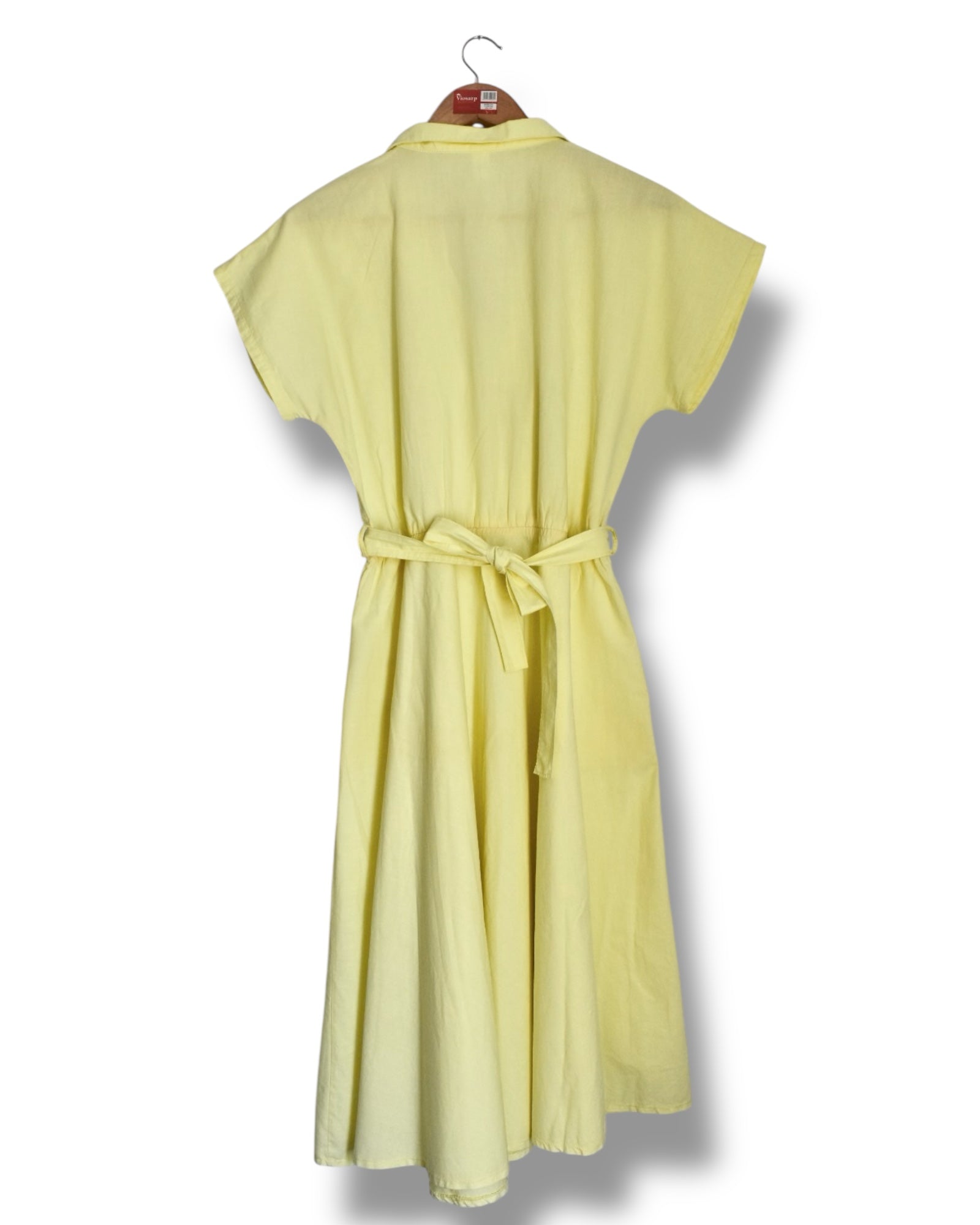 1980’s Yellow Midi Dress with Pockets