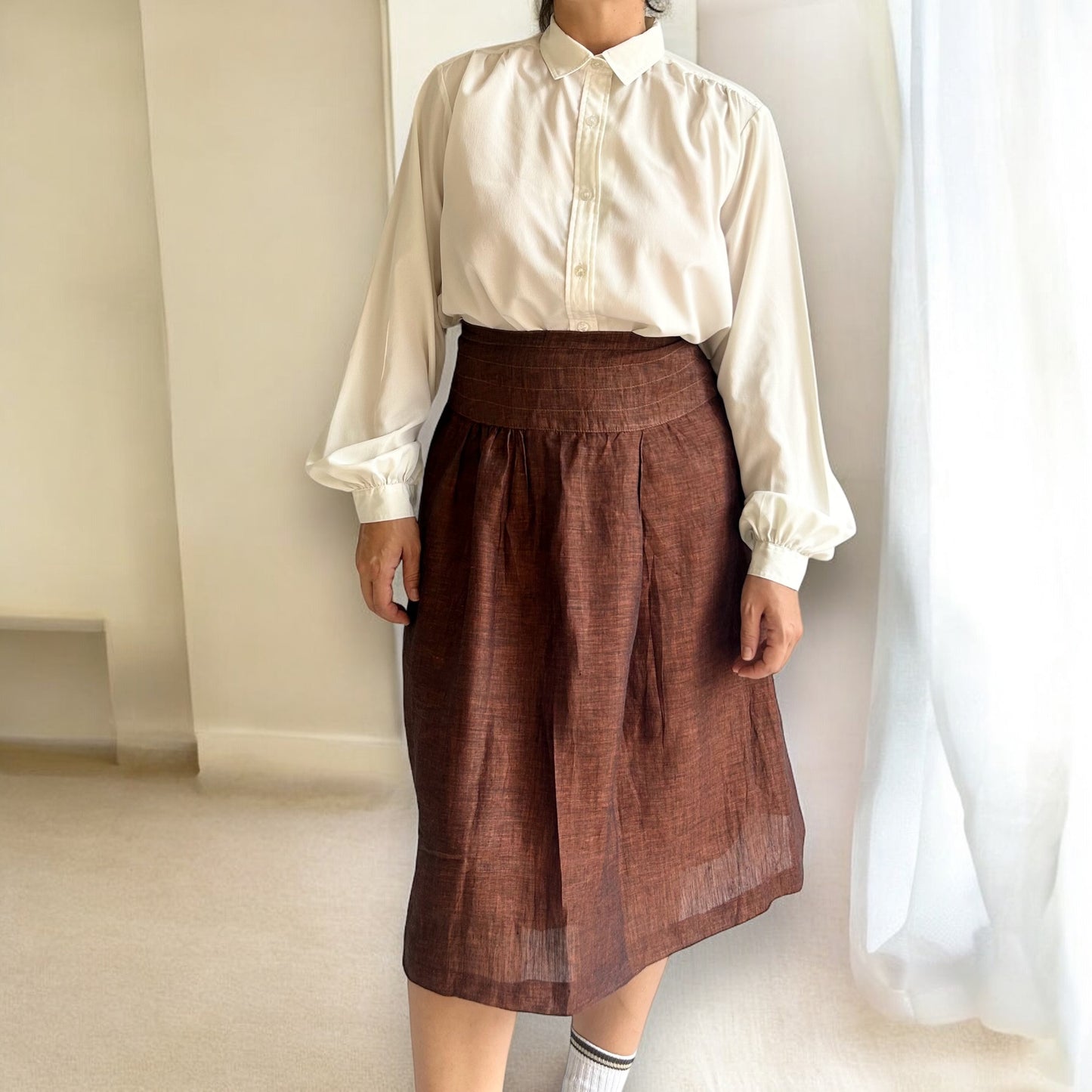 Vintage Linen Skirt