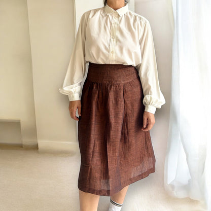 Vintage Linen Skirt