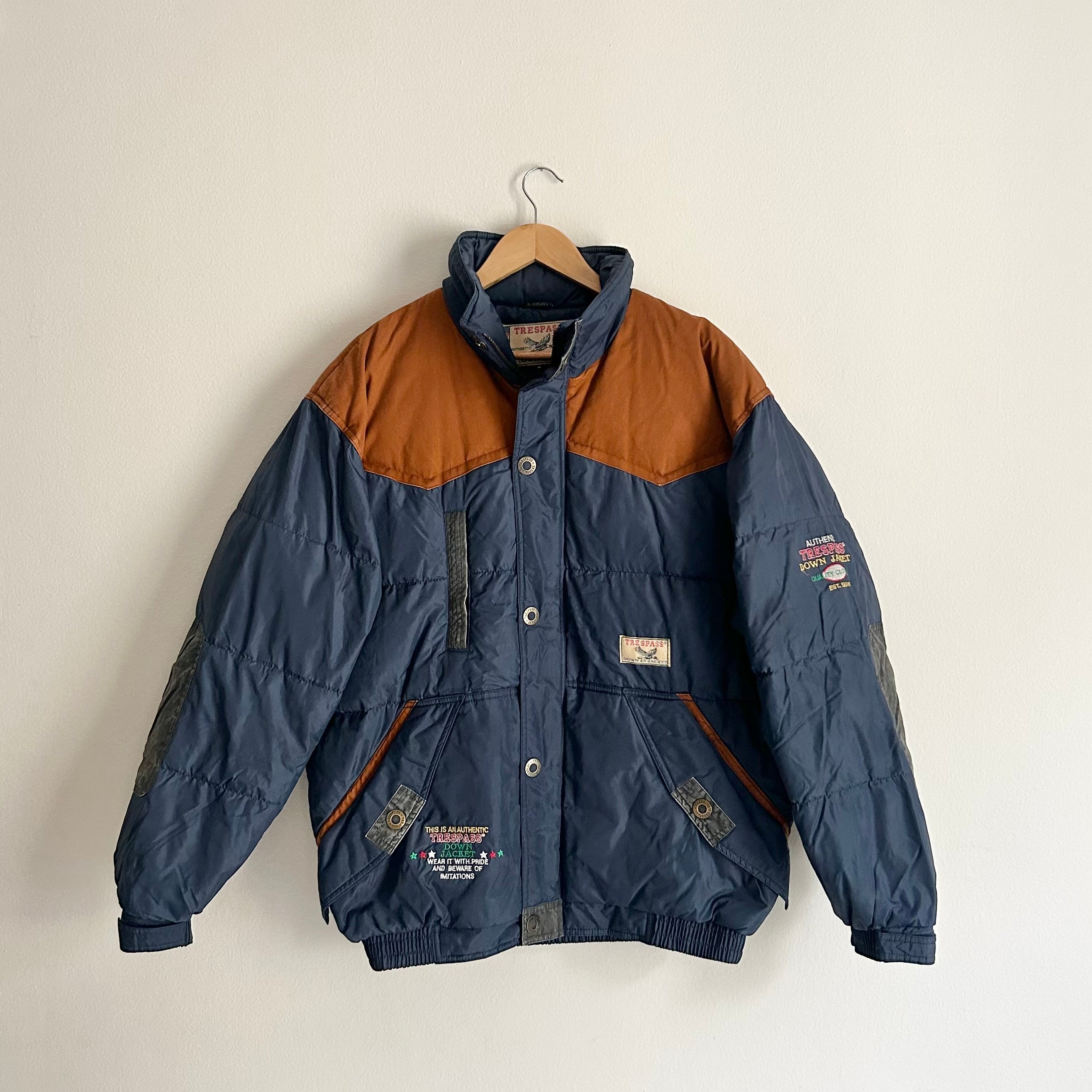 90s Oversized Color-Block Jacket