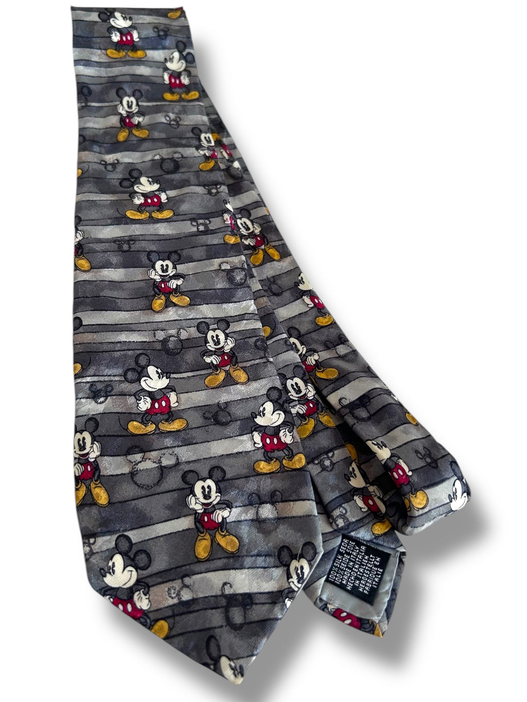 Vintage Collectible Silk Tie - Tie Rack + Disney - Mickey & Co