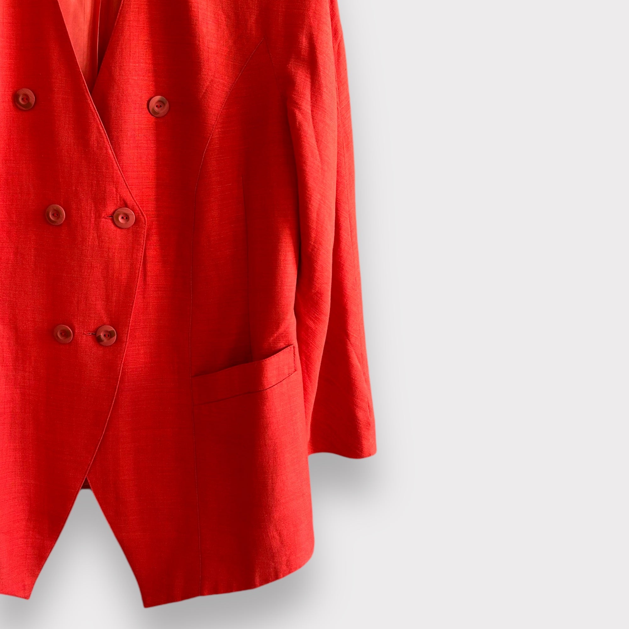 Vintage Oversized Orange Blazer