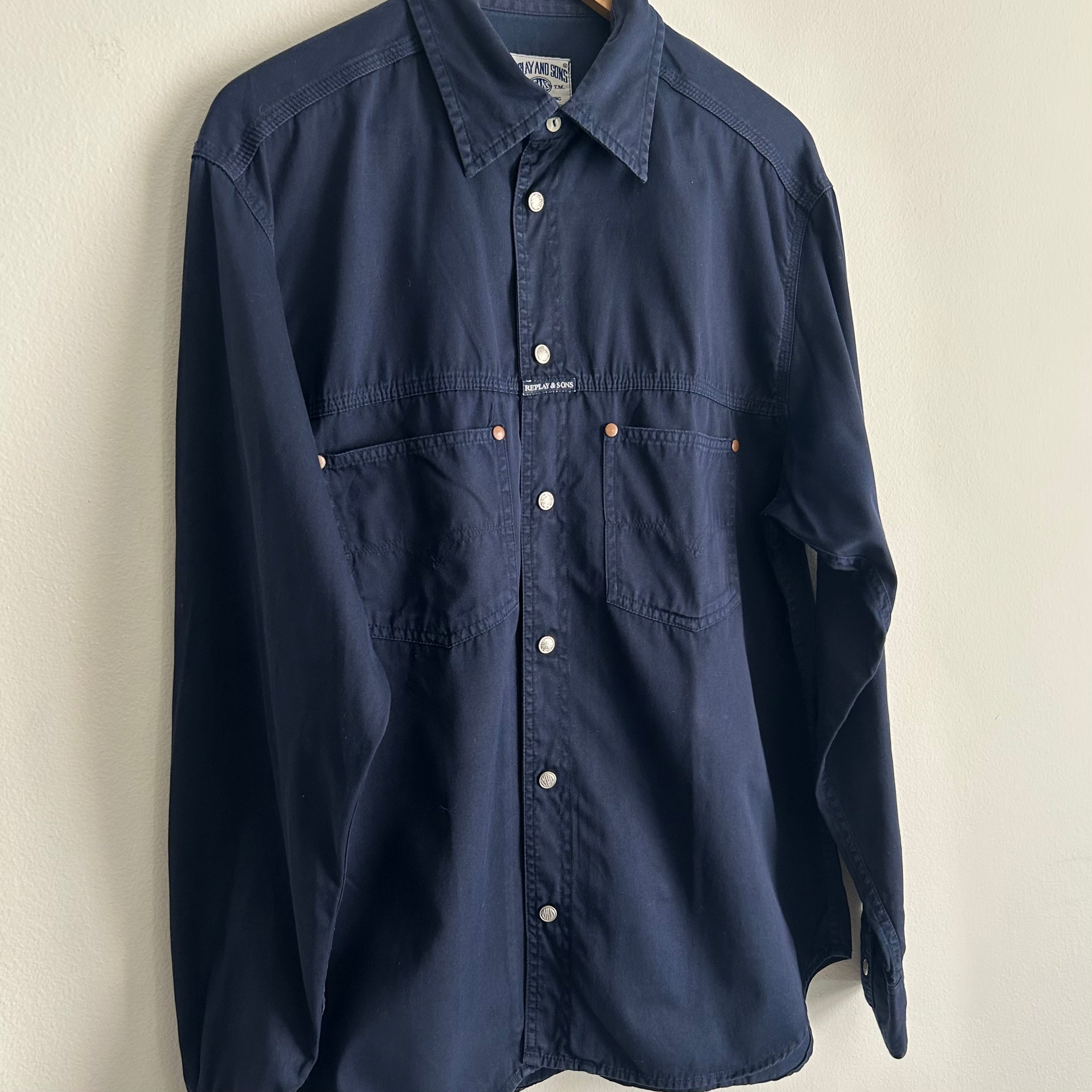 Vintage Replay & Sons Utilitarian Workwear Shirt