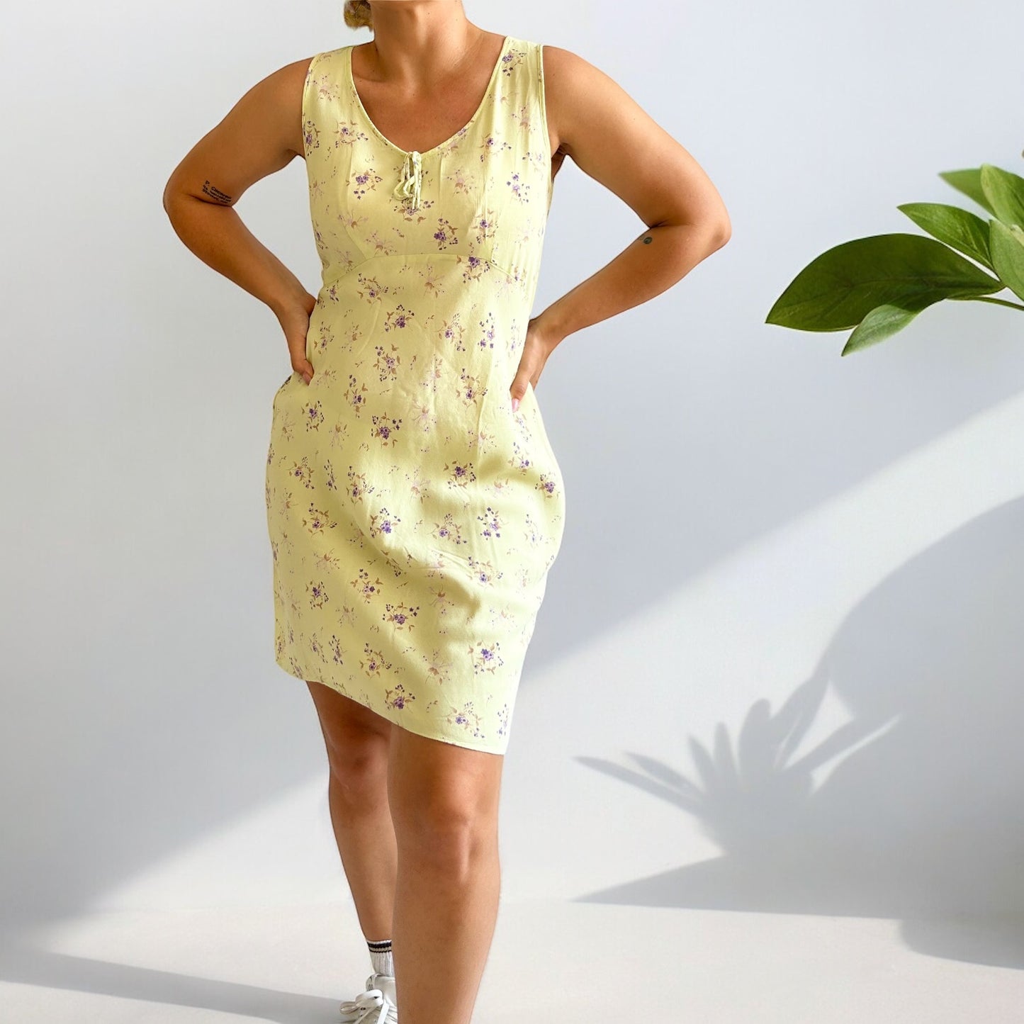 Floral Lime Dress