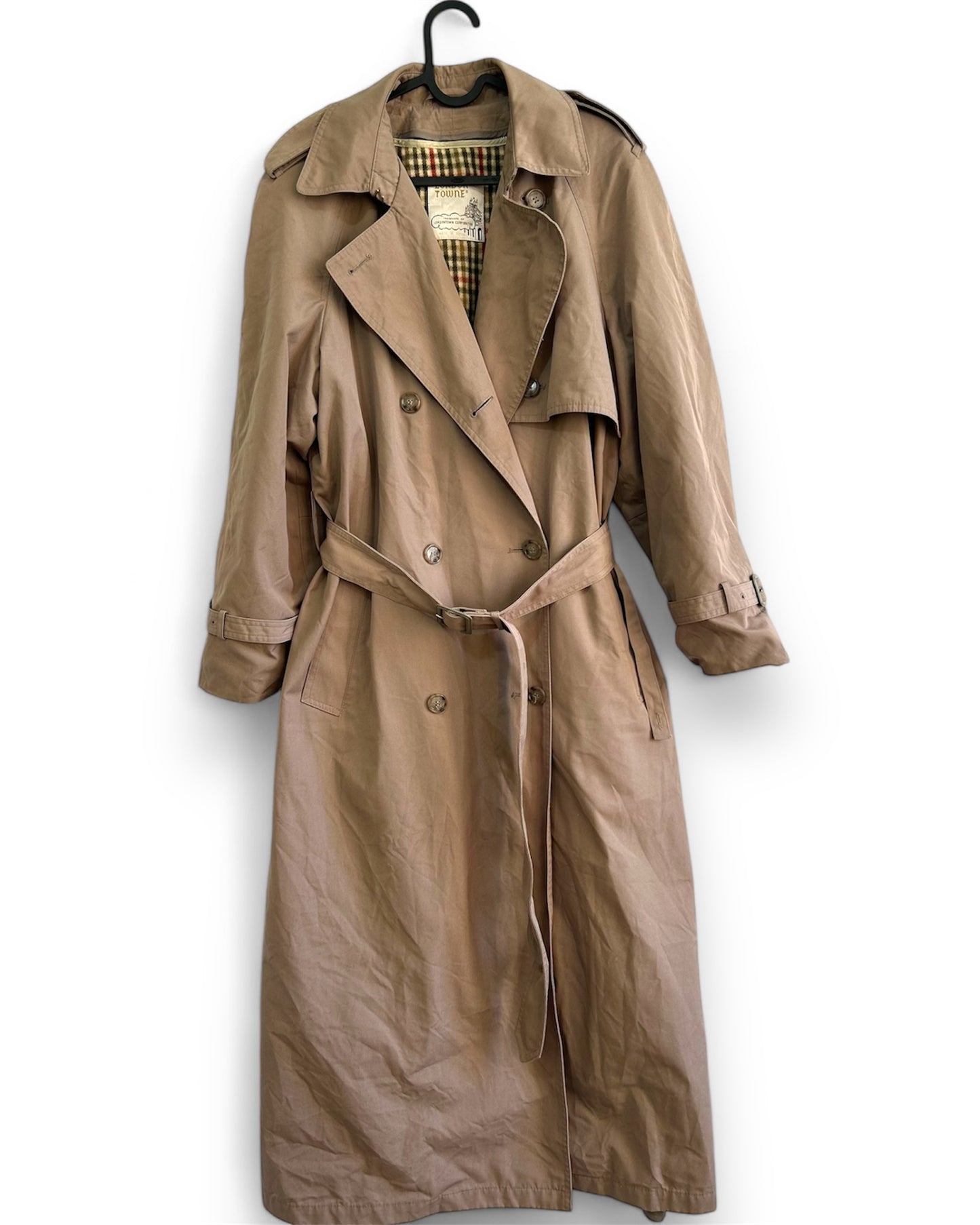 Vintage Maxi Trench Coat (Removable Warmer)