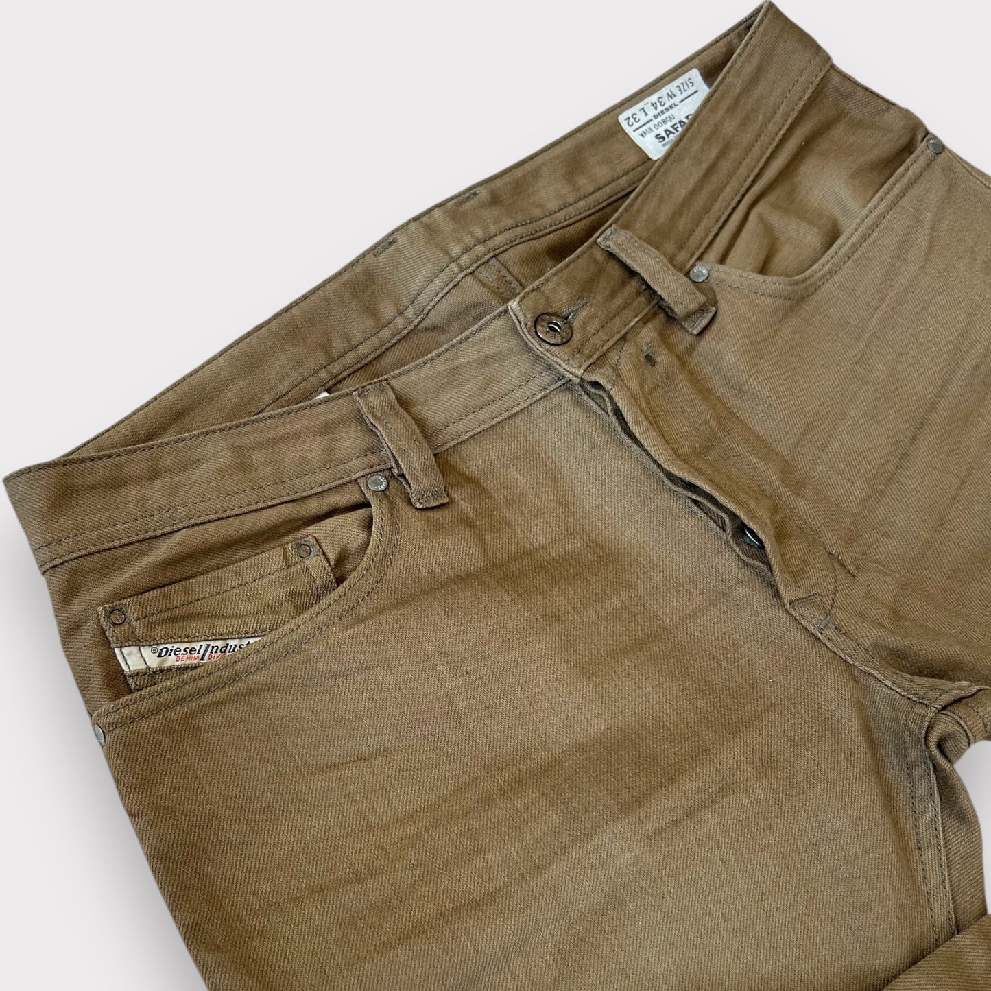 Vintage Diesel Light Brown SAFADO Pants