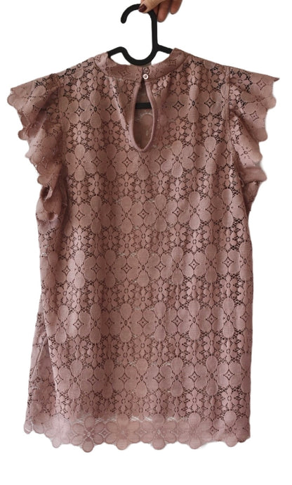 Rosé Lace Top