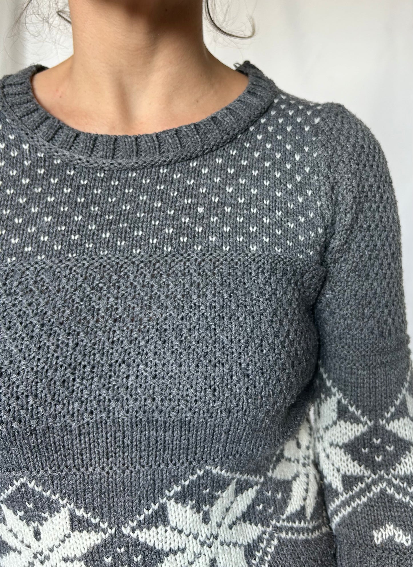 Knitted Patterned Sweater