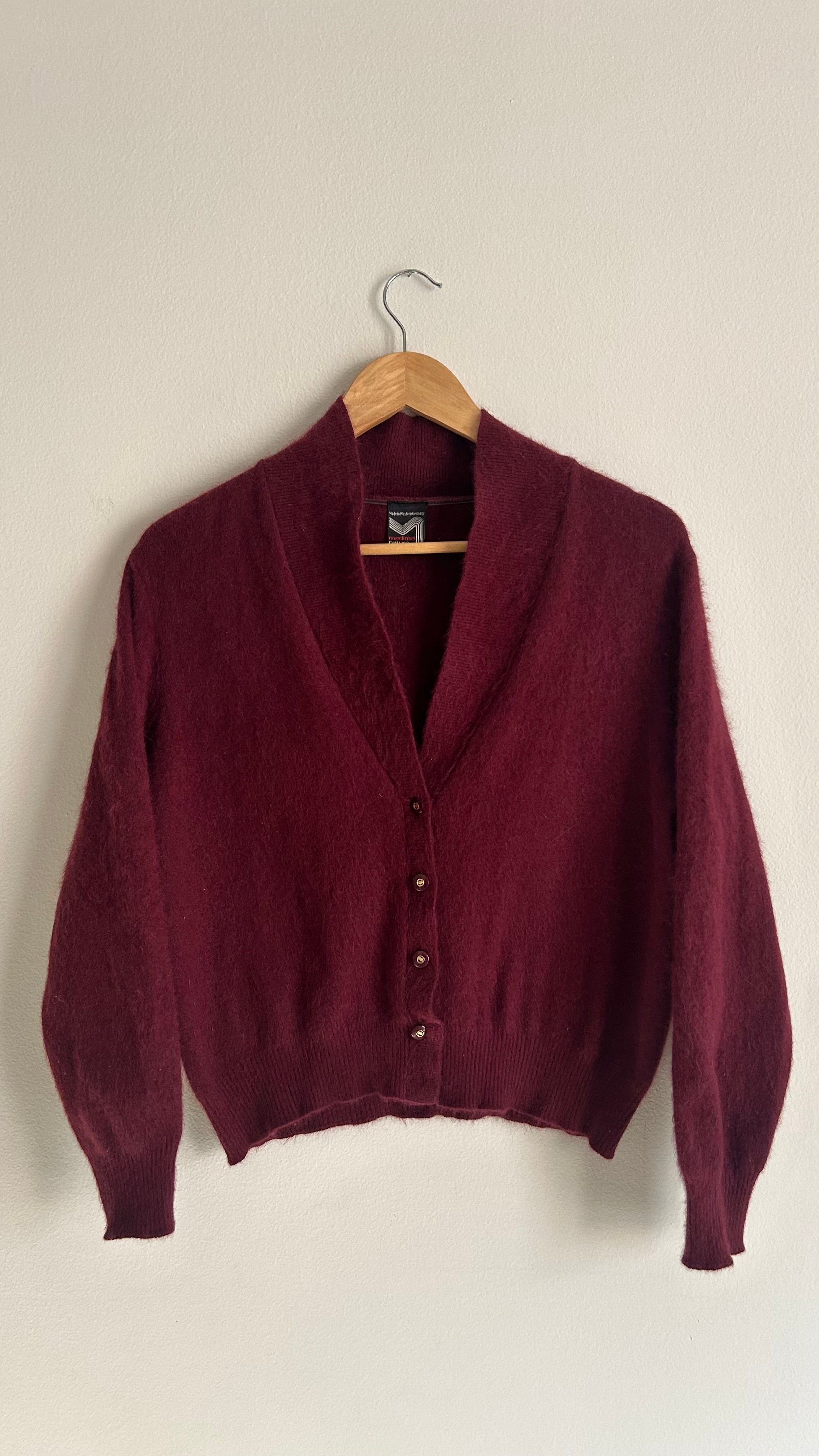 Vintage Ultra-Soft Angora Blend Cardigan