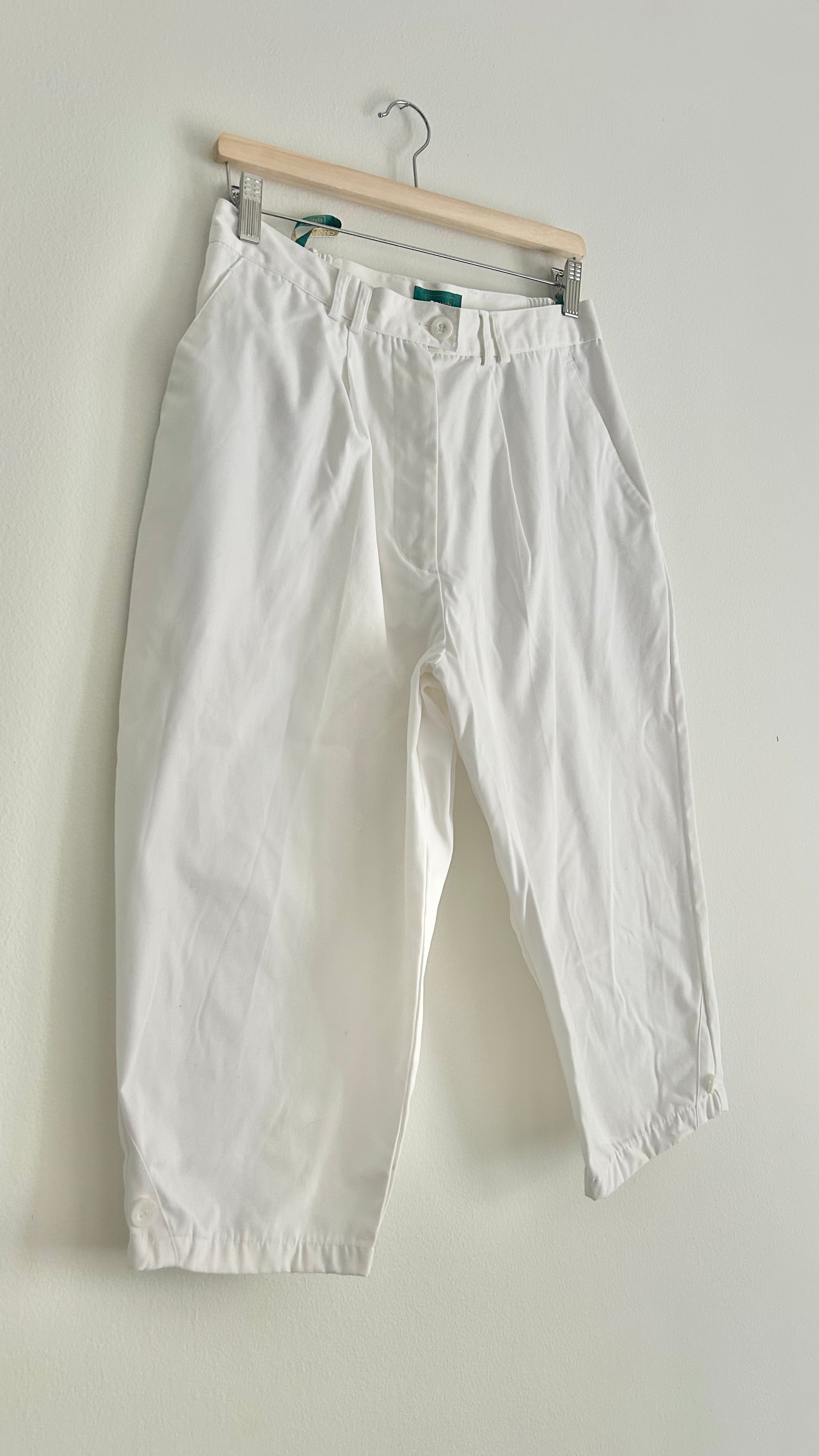Vintage White Women’s Capri Pants