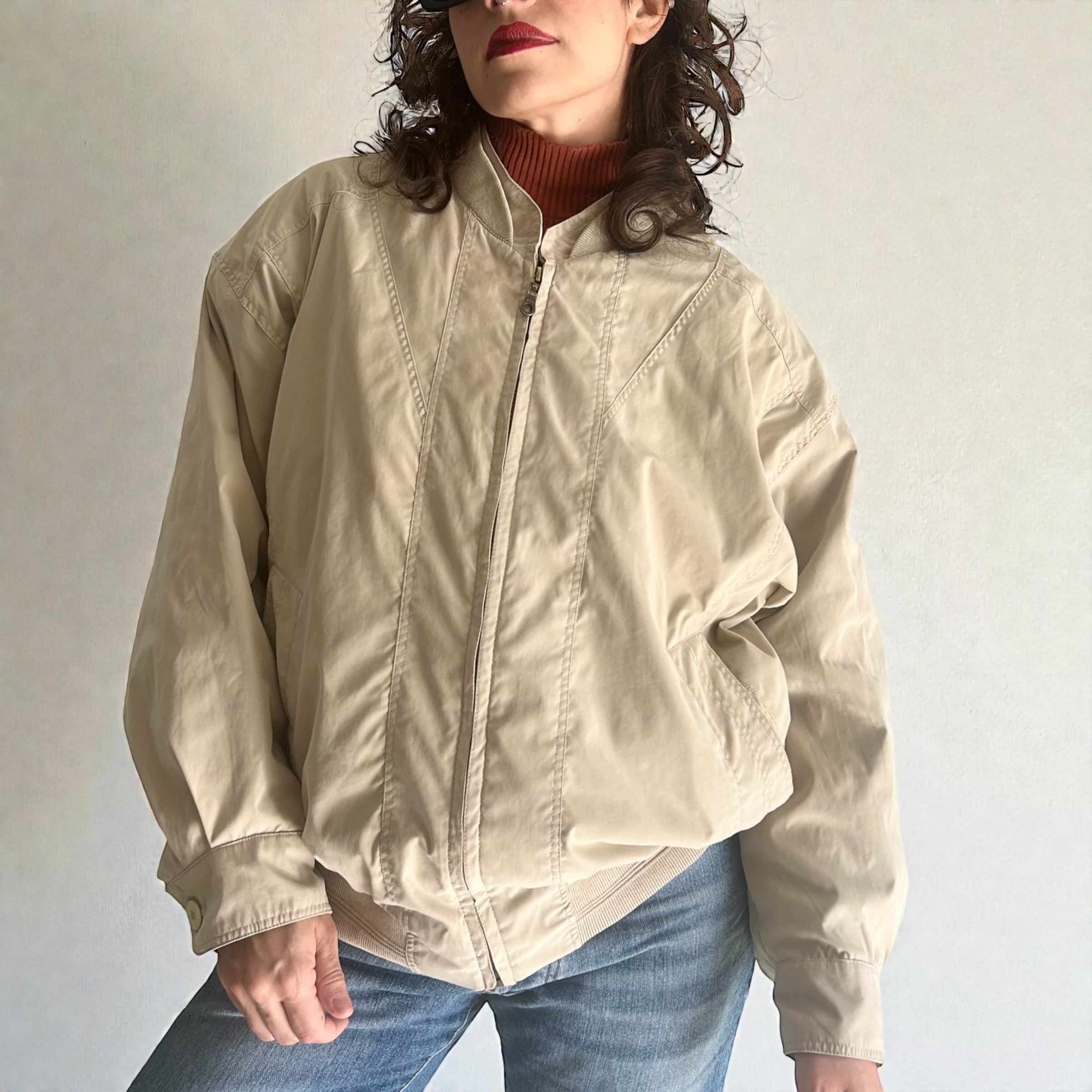 1990s Beige Bomber