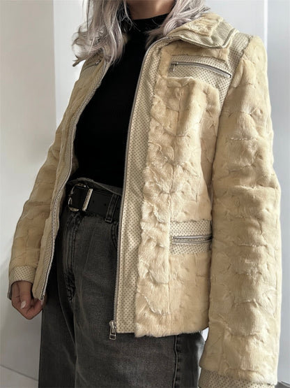 Y2K Real Fur Jacket