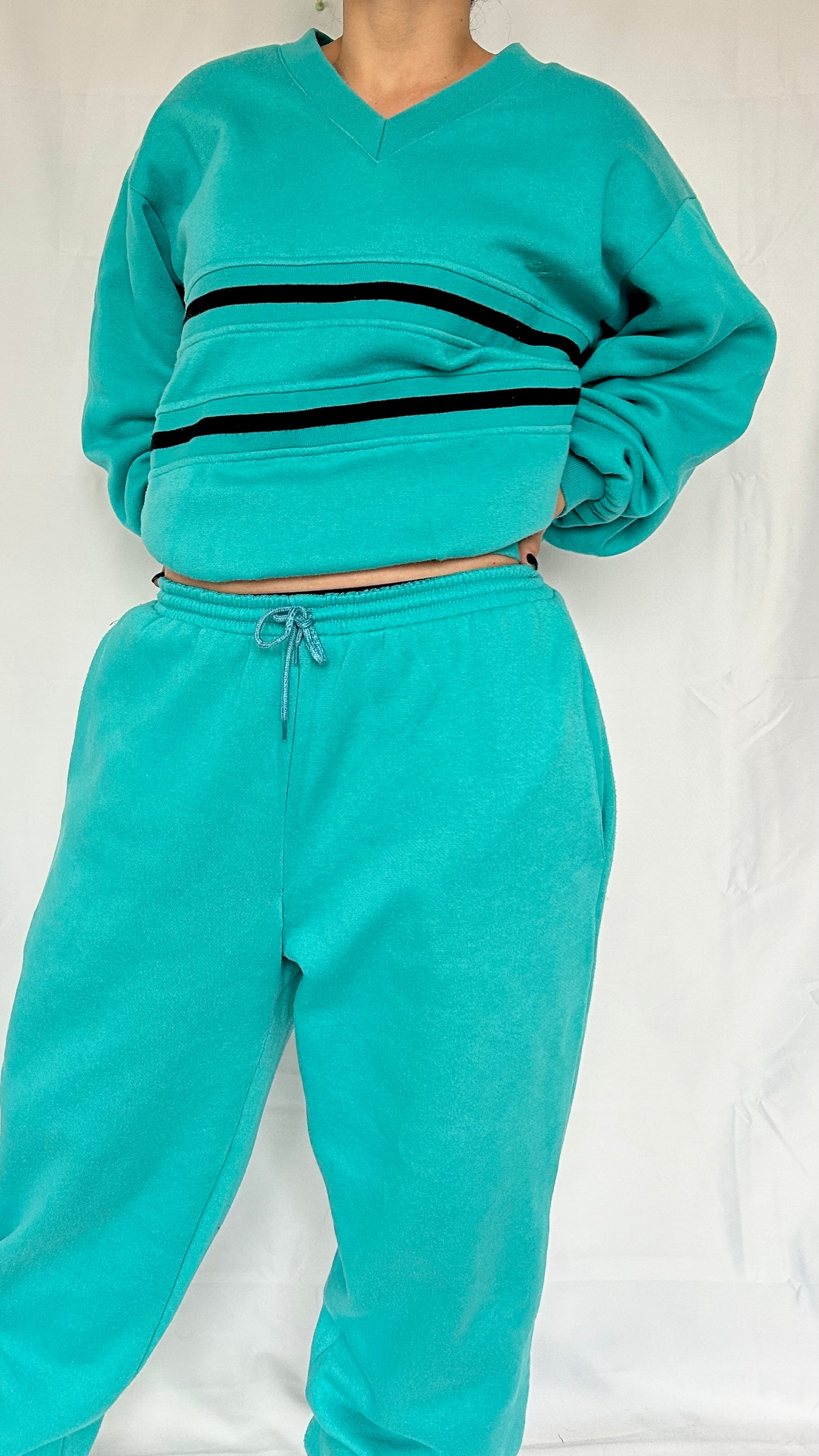 Set Vintage Ski Sweatshirt & Pants