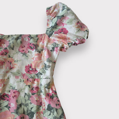 Floral Off Shoulder Dress