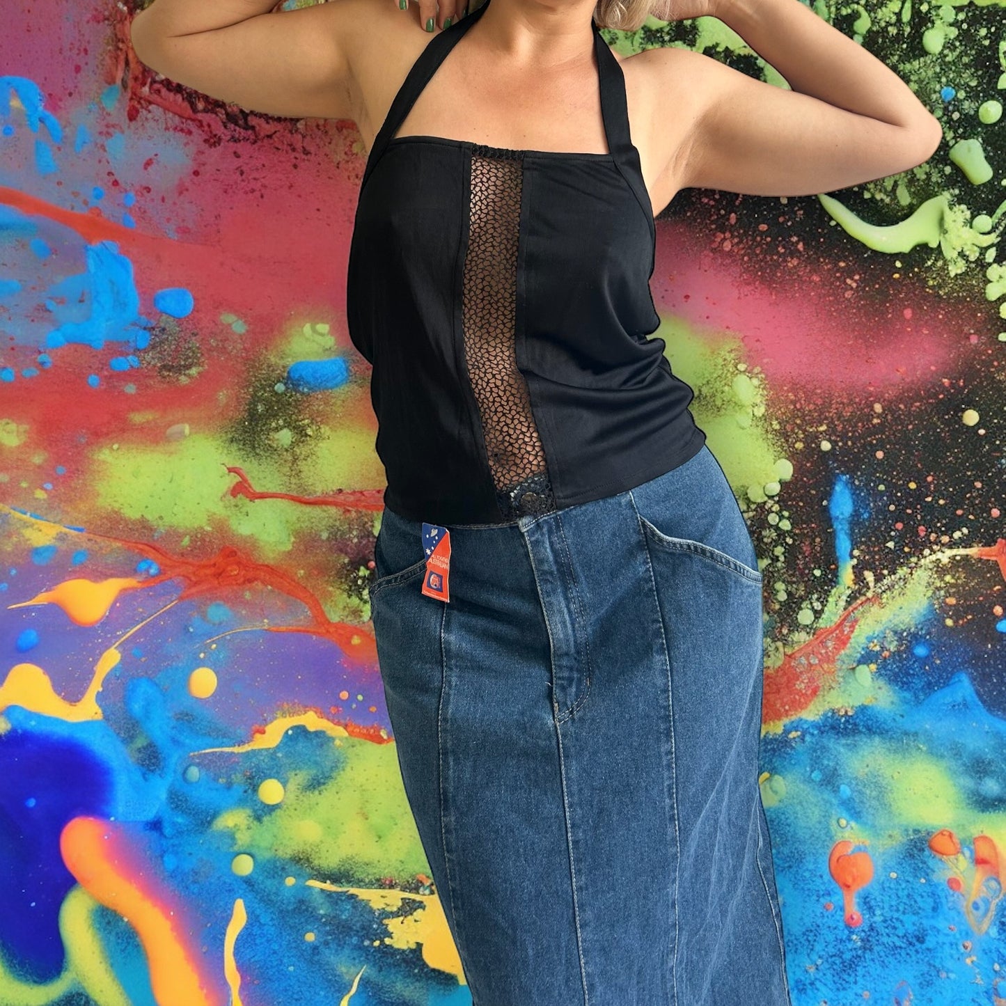 Vintage Halter Neck Top