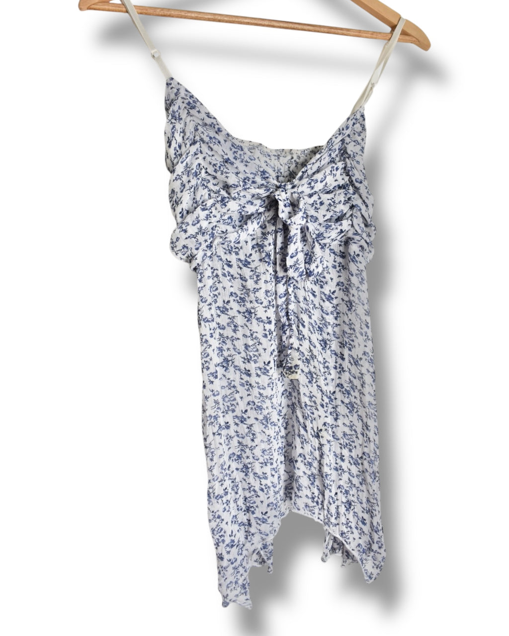 Y2K White Sheer Viscose Cami Top