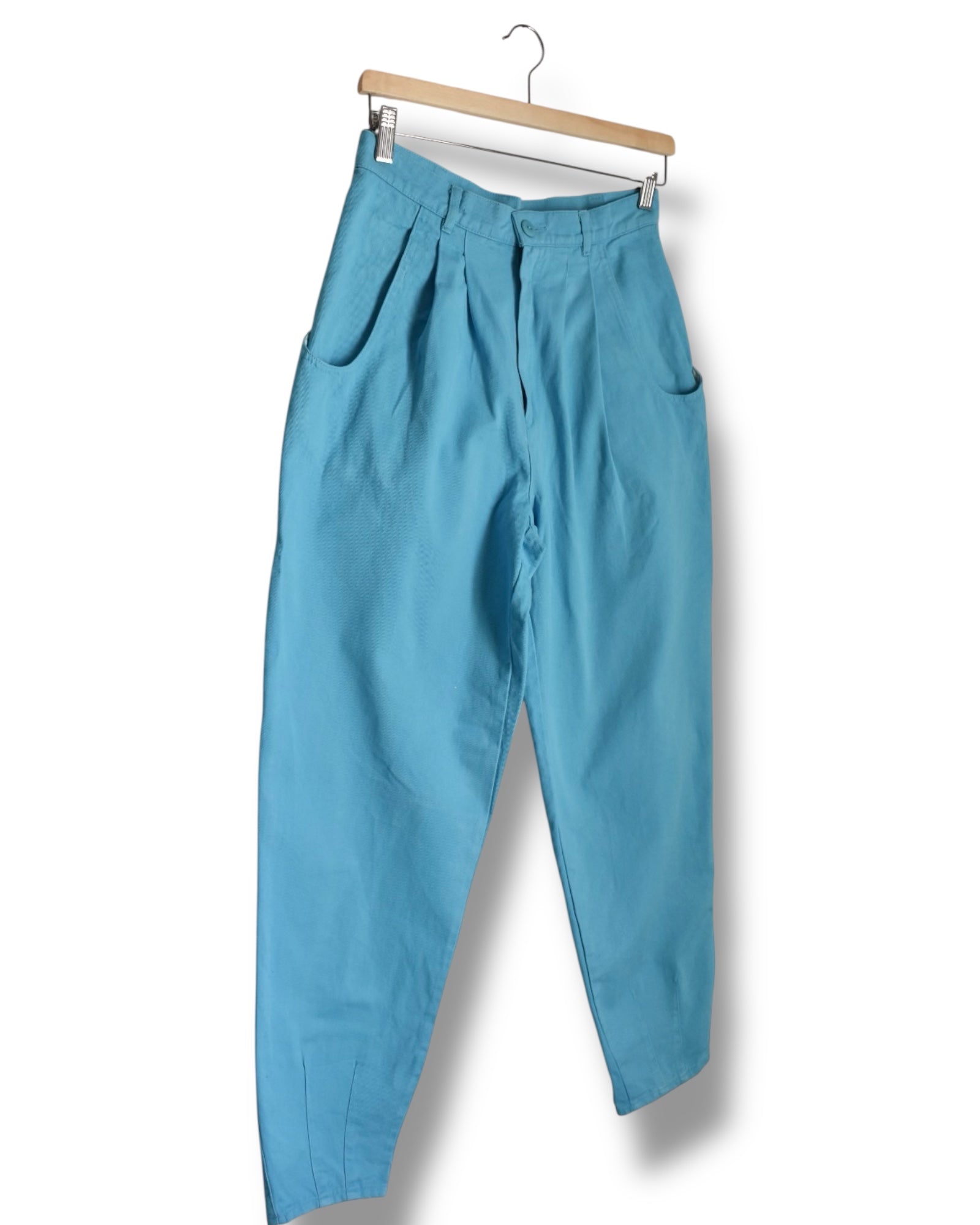 Vintage High-Waisted Light Blue Denim