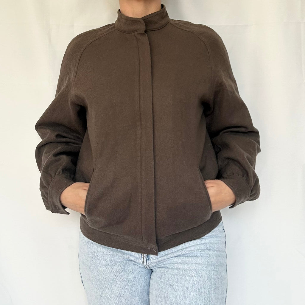 Vintage 100% Wool Bomber Jacket