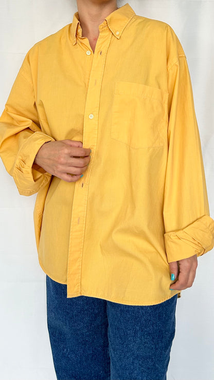 Vintage Yellow Long Sleeve Shirt