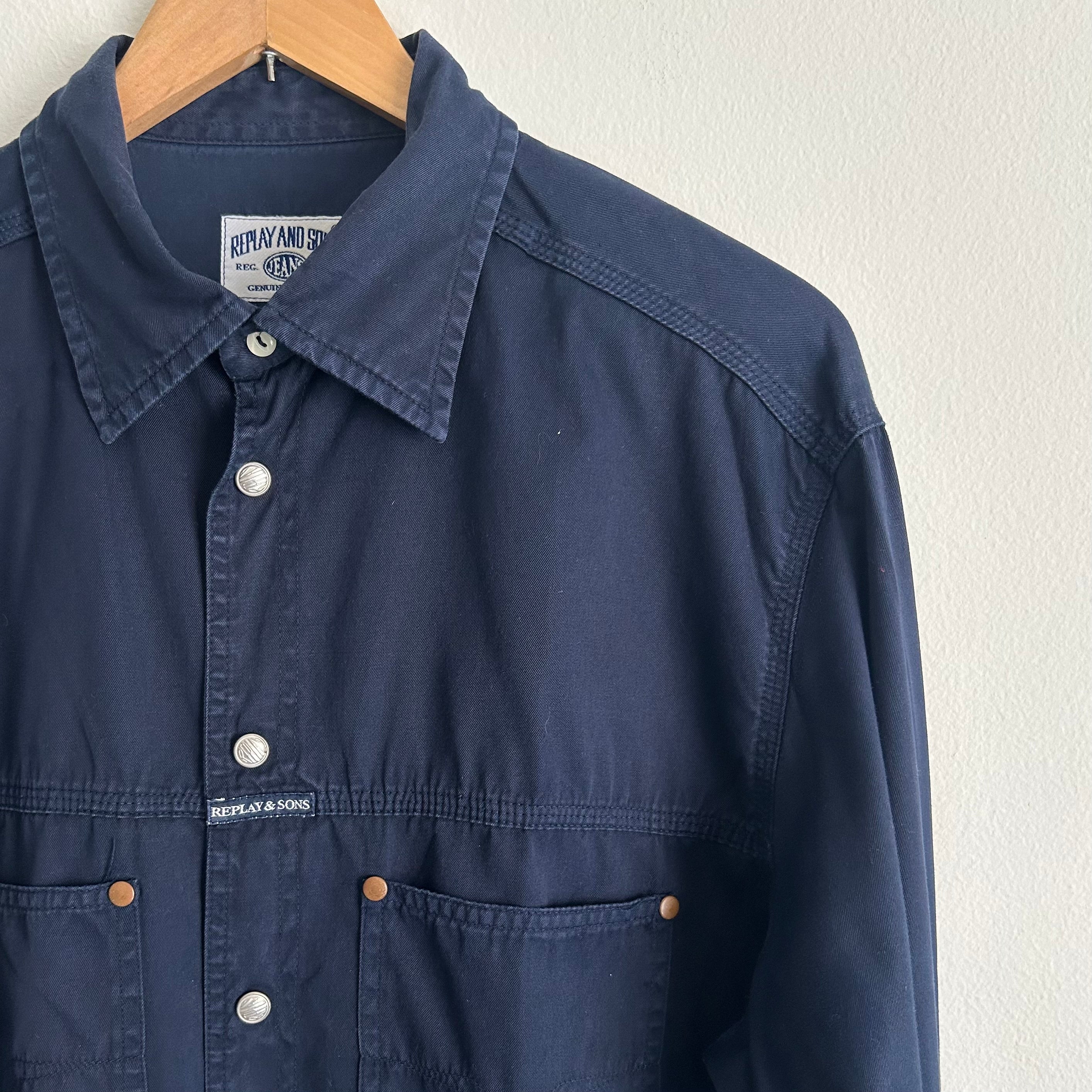 Vintage Replay & Sons Utilitarian Workwear Shirt