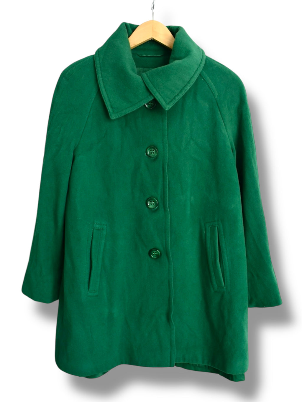 Green Basler Wool-Cashmere Coat – 1960s/70s