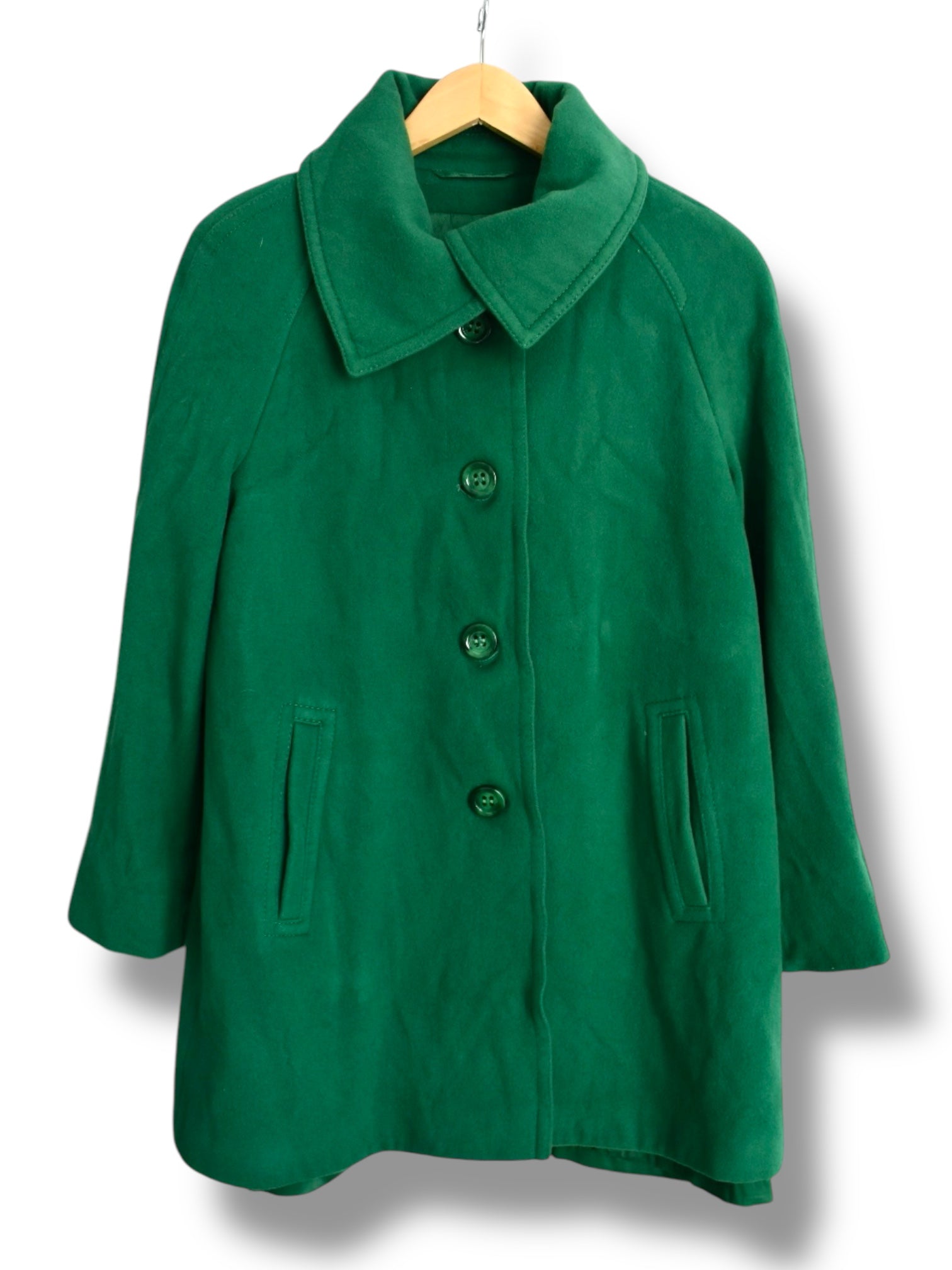 Green Basler Wool-Cashmere Coat – 1960s/70s
