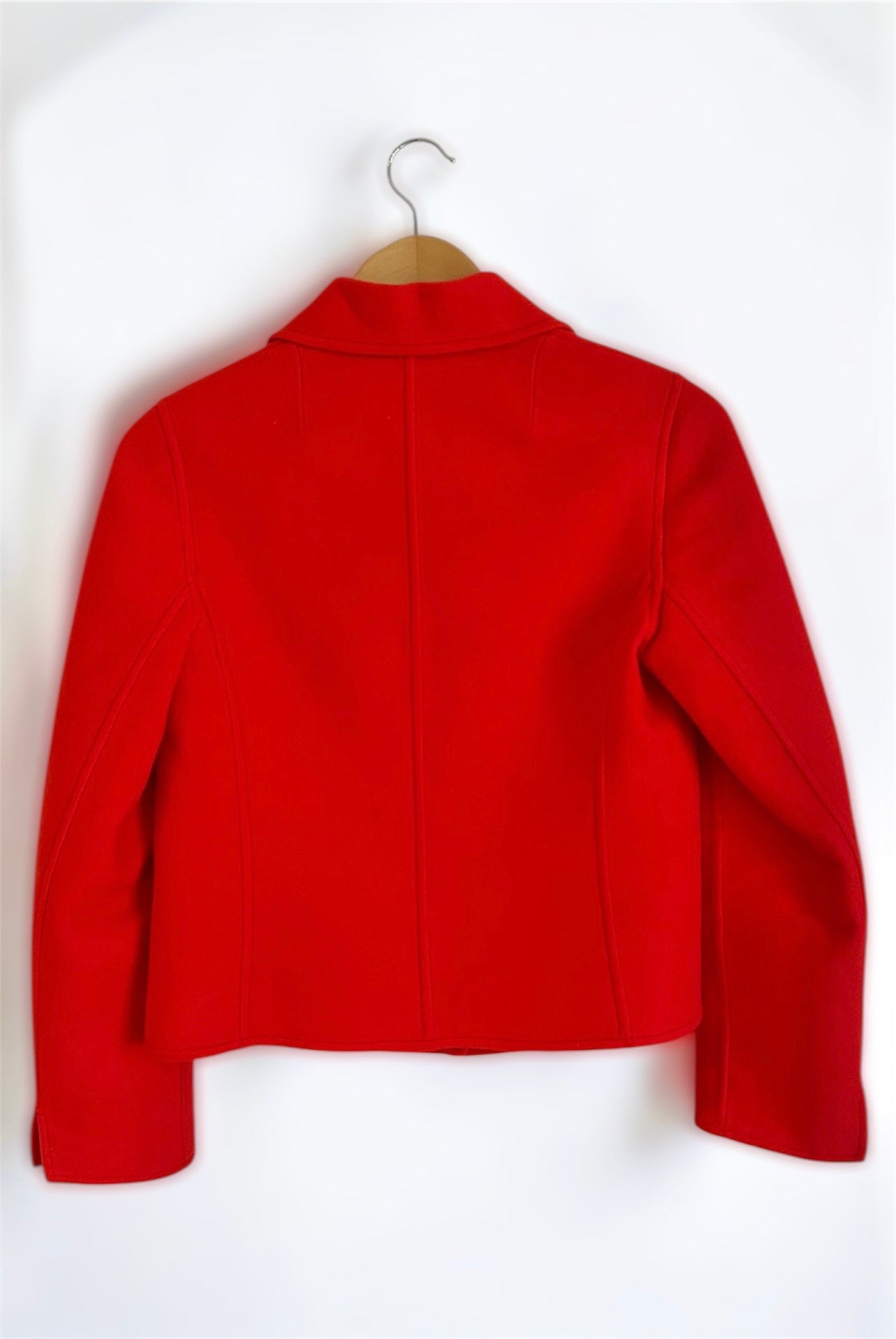 Vintage Wool Blazer – Burnt Red