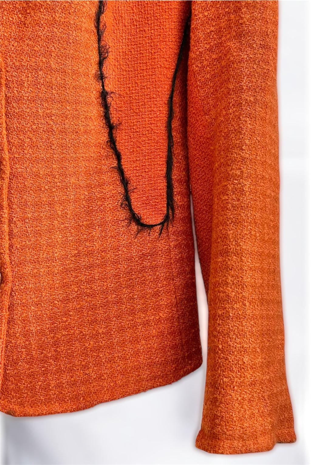 1980s Deep Orange Wool Blazer