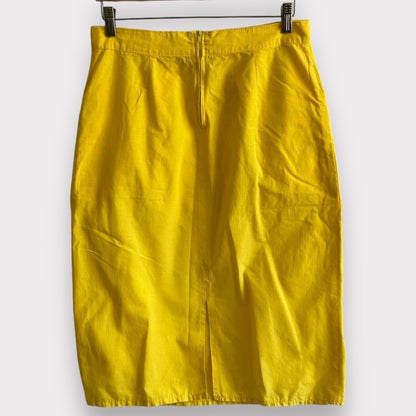 Vintage Yellow MidiSkirt