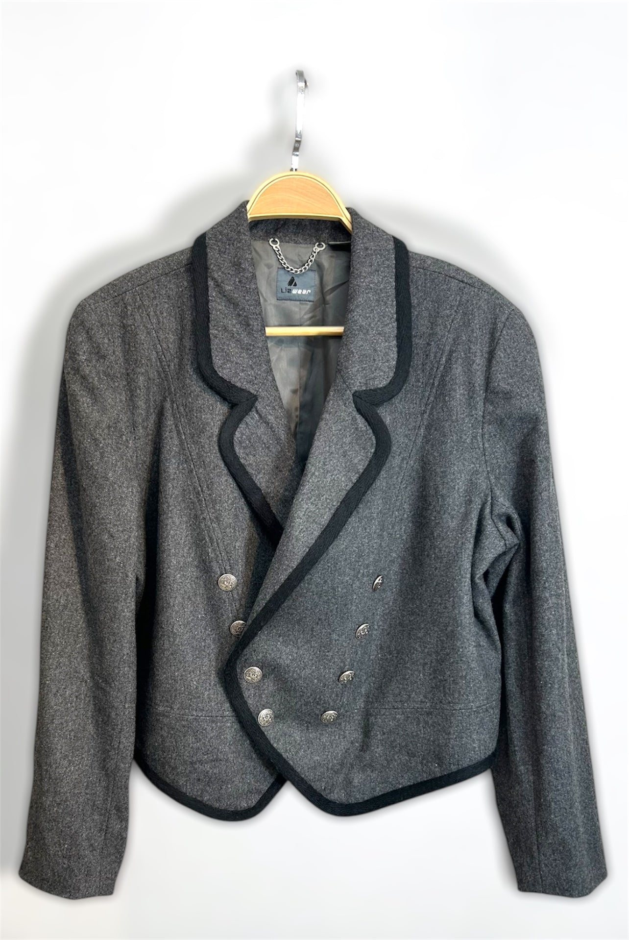 Vintage Wool Blazer – Structured Classic