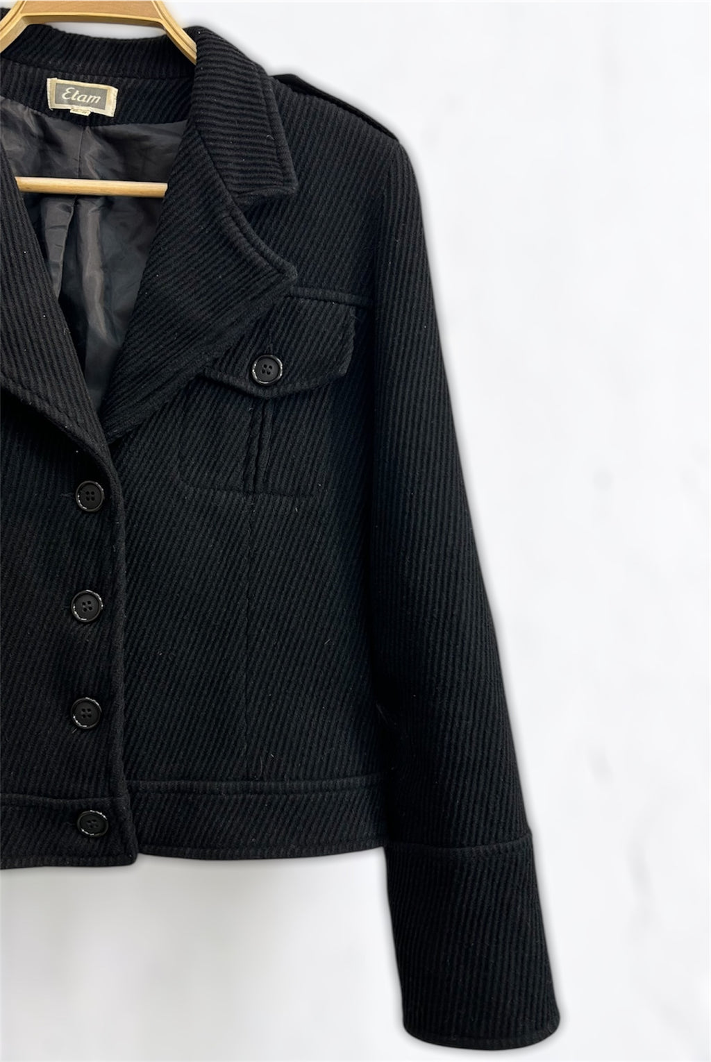 70’s  Ribbed Wool Blazer