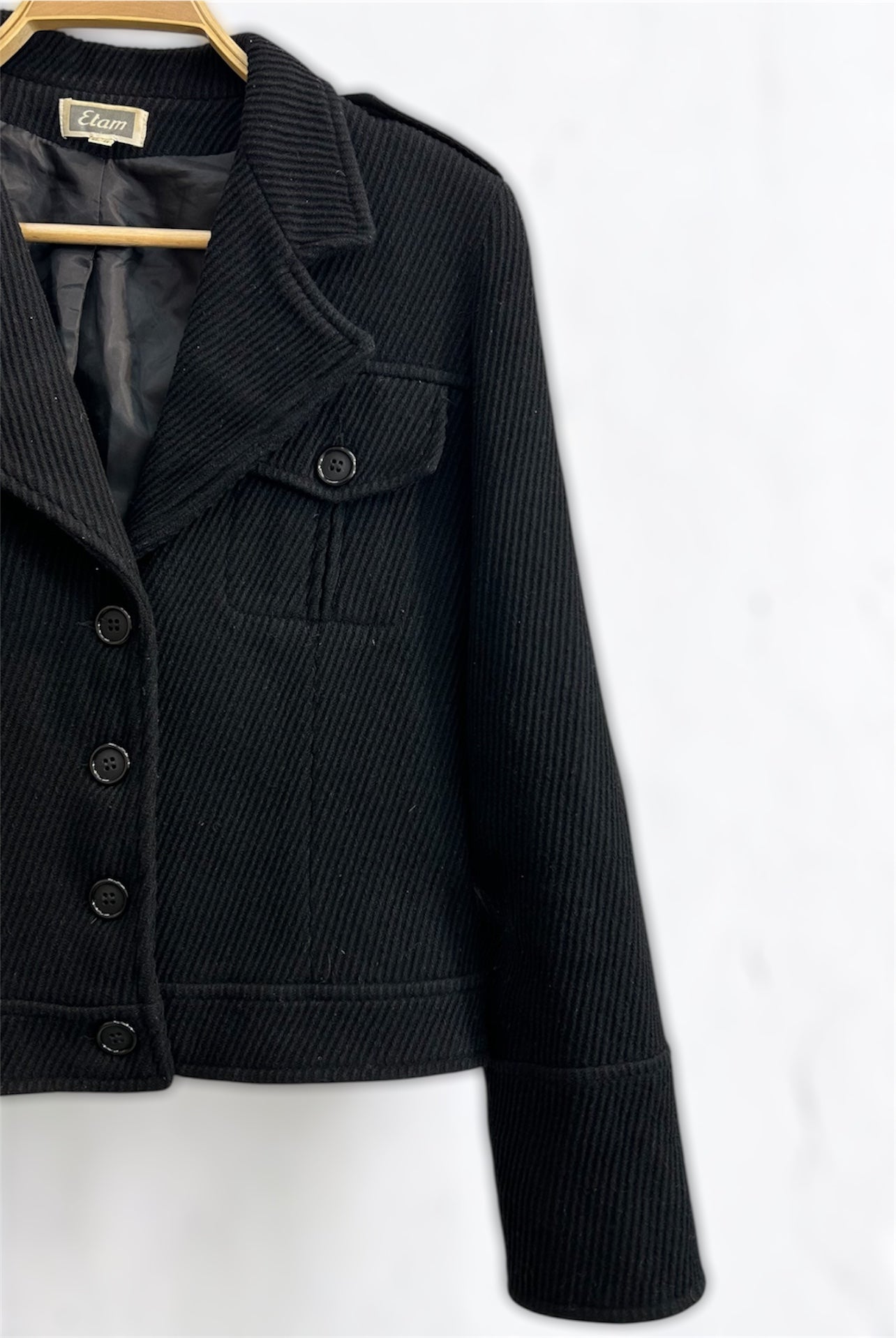 70’s  Ribbed Wool Blazer