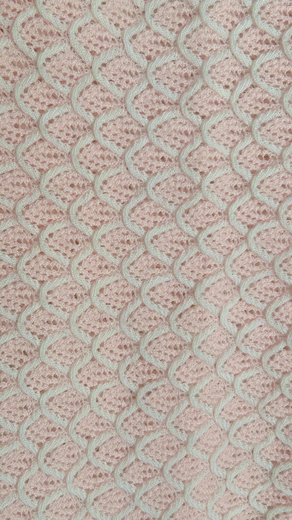 Light Pink Textured Vintage Cardigan