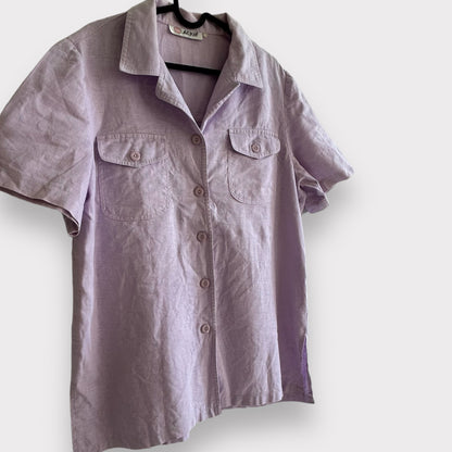 Vintage Lilac Short Sleeve Shirt