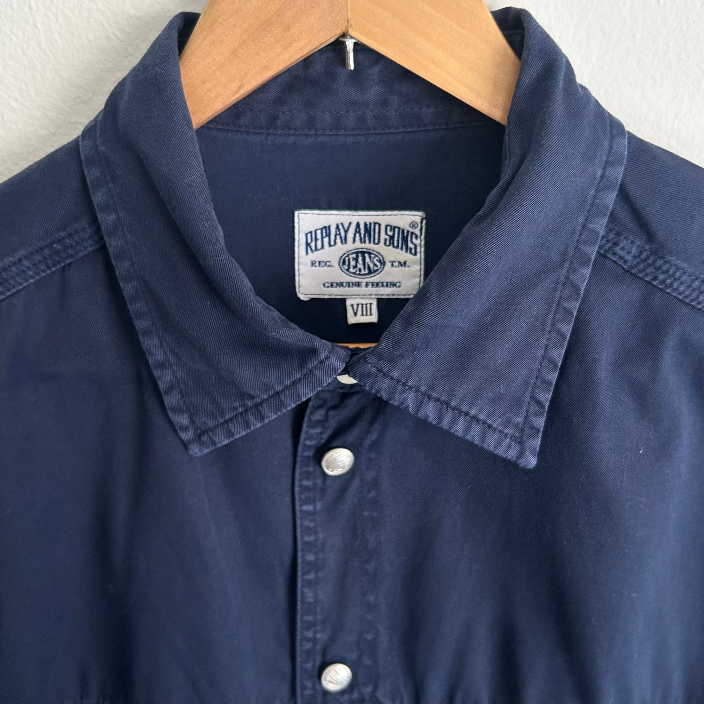 Vintage Replay & Sons Utilitarian Workwear Shirt